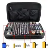 Bags Battery Organizer Storage Box Fireproof Waterproof Explosionproof Carrying Case Bag for Batteries AA AAA C D 9V