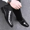 Luksusowe skórzane buty na wesele formalne Oxfords Business Casual Office Praca Klasyczna męska sukienka 240417