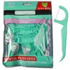 90pcs 블루 치아 치실 픽 치아 세정 스틱 구강 위생 관리 치아 interdental Cleaning Flosser 이쑤시개 도구 7.5cm