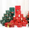 Scatole di avvolgimento regalo per soldi scatole per festività 10pcs che esplode un set decorativo pieghevole rimbalzo rosso busta