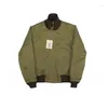 Men's Jackets BOB DONG Retro Tanker Jacket Plain Version Winter Military Combat Uniform