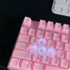 Keyboards Neuheit Cat Paws Pad Harzschlüsselkaps Gaming Mechanische Tastatur transparente Hintergrundbeleuchtung RGB niedliche Schlüsselcap Clear Light durch ESC WASD