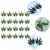 Decorative Flowers 100pcs Artificial Leaves Green Plants Greenery For Home El Office Decoration Wedding Party Garden Decor Bamboo