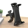 Stands Universal Mount Bracket Gym Tapis Tapison de vélo de vélo Clip Clip de support Tablet A réglable pour iPad Pro 12.9 "Xiaomi Huawei Pad