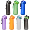 Air Up Water Bottle with Flavour Pods Ensemble et paille 650 ml d'extérieur de fitness sportif de mode de consommation de bouteille de boisson 0 sucre 0 Calorique 240412