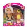 Куклы Новый 6,5 -дюймовый 2 -е поколение Марта и медведя -кукла Masha Bear может говорить на аниме -фигуре игрушку для детского подарка на день рождения