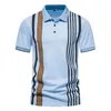 6 kolorów Summer Mens Polo T-shirt Town Down-Down Kołnierz Oddychane mody T-shirty Casual Tees Pro Choice 240409