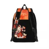 Backpacks Anime Genshin Impact Kawaii Backpack Klee Red Stylish Backpacks Men Travel Big High School Bags Colorful Rucksack