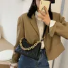 2023 Fi Trend Chain Rhombus Under Arm Sac One épaule Menger pour femmes Sac à carré portable Bolsos para Mujer W95D #