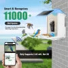 Contrôler SunGusuoutdoor Wireless WiFi WiFi Smart Bird Feeder, 1080p Caméra solaire, Identifiez, Connexion de l'application d'espèce