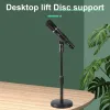 Stand flexibel desktop statief vouwmicaalstands verstelbare hoekschijf microfoon houder houder standbeugel microfoon clip klem