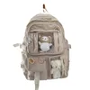 Backpack for Girls Primary School Students Junior High Children Backpacks de lona de grande capacidade