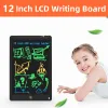 Tabletter 12 tum LCD -ritning Tablett Electronic Writing Board Digital färgglad grafik Handskrivning Pad Kids Graffiti SketchPad Blackboard