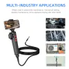 Kamery 1080p Auto naprawa Borescope Endoscope Kamera do samochodu 6 mm/8,5 mm 180 stopni Kamera kontroli kierownicy z 8 LED TORBING IP67