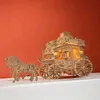 3D Puzzles 241pcs 3D Wooden Puzzles For Adults.3D Carriage Dioramas High-end DecorNightlightsBirthday/Christmas Gifts For Adults. 240419