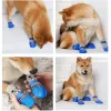 Chaussettes chaussettes pour chiens chaussettes en tricot chaud pour les chats et chiens chaussures de chien imperméables couvertures de pied à étalage