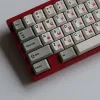 Accessori 143Keys retrò russo giapponese keycap irlandese rosso bianco grigio pbt cramone sublimato per la tastiera meccanica interruttore interruttore fai -da -te