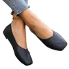 Sapatos casuais femininos à venda 2024 Brand Slip Flats Flats Autumn TOE MUITO SULLOLL EURO MULHERES CONCISO