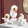 Resina Moderno Criativo Astronauta Nórdico Criativo Os objetos decorativos ornamentos de mesa astronauta da sala de decoração de casa acessórios fornecidos