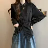 Ethnische Kleidung 2024 chinesischer Stil Retro unregelmäßiger Tang Anzug Top Nationales Farbtemperament Daily Stand Collar Knopf Schlanke Bluse
