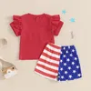 Ensembles de vêtements Baby Girl 4 juillet Tenues