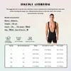 UNDUPTS MENS Shapewear iç çamaşırı kas üstleri vücut geliştirme bodysuit derin u boyun torbası sıkıştırma şortu egzersiz tulum fonu