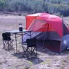 Tält och skydd 2024 Outdoor 3 4 Person One-Touch Camping Tält Snabb Automatisk öppen strandfamilj Resepicknick Park Sunshade Fishing