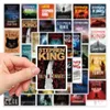 50pcs Stephen Edwin King Horror Movie Poster adesivi horror romanzo graffiti kids skateboard auto moto moto decalcomanie all'ingrosso