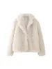 Vestes pour femmes nlzgmsj 2024 femme mode lambaine laine lâche décontractée chaude manteau quotidien automne veste matelassée hivernale