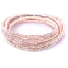 Bracelets Miasol Mesh Chain With Resina Cristal Vústeris de Linhas Double Womp Women Menortic Clop Bracelets Presentes de joias de festa