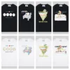 24SS Summer Designer Brand Tees T Shirts Top Quality Mens Designer T Shirt Pure Cotton Short Sleeve Shirt Simple Printed Casual Play Men Graphic Tee Clothing S-XXXL