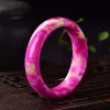 Натуральный аметист браслет для женщин высококачественный шарм Jadeite Jade Bangle