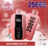 Bang 25000 bouffant vape rechargeable E cigarettes E bobine en maille 30 ml Puffle de filette 25k Vaper 0% 2% 3% 5% Big Puff Disposable Electronic Cigarette