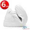 Casual Shoes Sports Sneakers Män hisslyft Höjd Öka Intersolar 6 cm högre bekväma fritids höga klackar