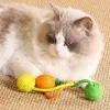 Toys Pet Toy Cat Scratch Toy Cat Vinging Sisal Ball Ballin Bell Interactive Toy Pet поставляется с кошачьи игрушки Pet Products