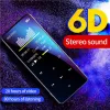 Player 18 "Screen MP4 Player 16GB 6D Efeito sonoro FM Radio BluetoothCompatible 5.0 Music Recorder