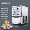 Fabricants de crème glacée dure commercial 1300W sphéricité 6l Machine de gelato mécanique de cafétéria