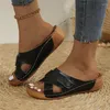 Sandals Summer Fashion Chaussures Plate-forme non glissante pour femmes sur les chaussures de base de pantoufle pour les femmes Zapatos de Mujer