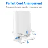 Routers Huishouden Clear Acryl Wall Mount Sturdy Bracket voor Netgear Orbi WiFi Router RBS40, RBK40, RBK50, RBK50, AC2200, AC3000