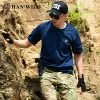 T-Shirts Men Tactical Tshirt Army Combat Shirt Airsoft Tops Military Clothing Man T Shirt Paintball Hunting Clothes Fishing Shirts