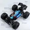 Bilar Topp 16102 RC Cars 2.4G 390 Moter High Speed ​​Racing med LED 4WD Drift Remote Control Offroad 4x4 Truck Toys for Adults and Kids