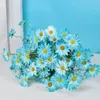 Decorative Flowers 1pc Daisy Artificial Latex Real Bride Wedding Bouquet Decoration Home Party House Flower Desktop Vase Ornaments Decor