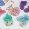 Ceramics Memorial Day Foot Ya Love Pendant Mold Diy Necklace Tag Silicone Mold Star Heart Round Round Formes Charm Mold Harts Pendant Making