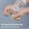 Bags 10pcs Heat Shrinkable Film Baby Shoe Bag Transparent Sealing Film Dustproof Antioxidation Hot Shrink Film Home Storage Bag