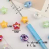 Perles Cordial Design 100pcs 16 * 16 mm Perle acrylique / Fabrication à main / étoile / Aurora Effet lumineux / bricolage Perles / Constatations de bijoux Composants
