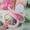 Patificateur rose adulte bébé sucette à grande taille Silicone mamelon arc-en-ciel pour mignon fille boy ddlgabdlover 1pcs 240412