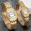 fashion couple watches are made of high quality imported stainless steel quartz ladies elegant noble diamond table 50 meters waterproof designer mens