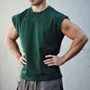 Scempimento canoro da uomo Schedala larga spalla casual maschile allentate da uomo allenamento per esercitazioni maniche camicia senza maniche 240407