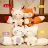 Bambole New Kawaii Big Tail Fox Fold Bambola carina Dudu Fox Girl Creative Pillow Bambola Toy Christmas Girlfriend Birthday Regalo