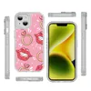 Painted pattern frosted and skin friendly Magsafe magnetic phone case suitable for iPhone